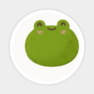 Smiling Cute Little Frog Magnet